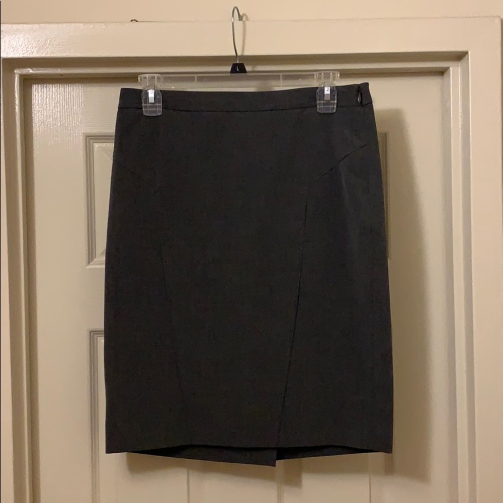 The Limited dark gray pencil skirt.